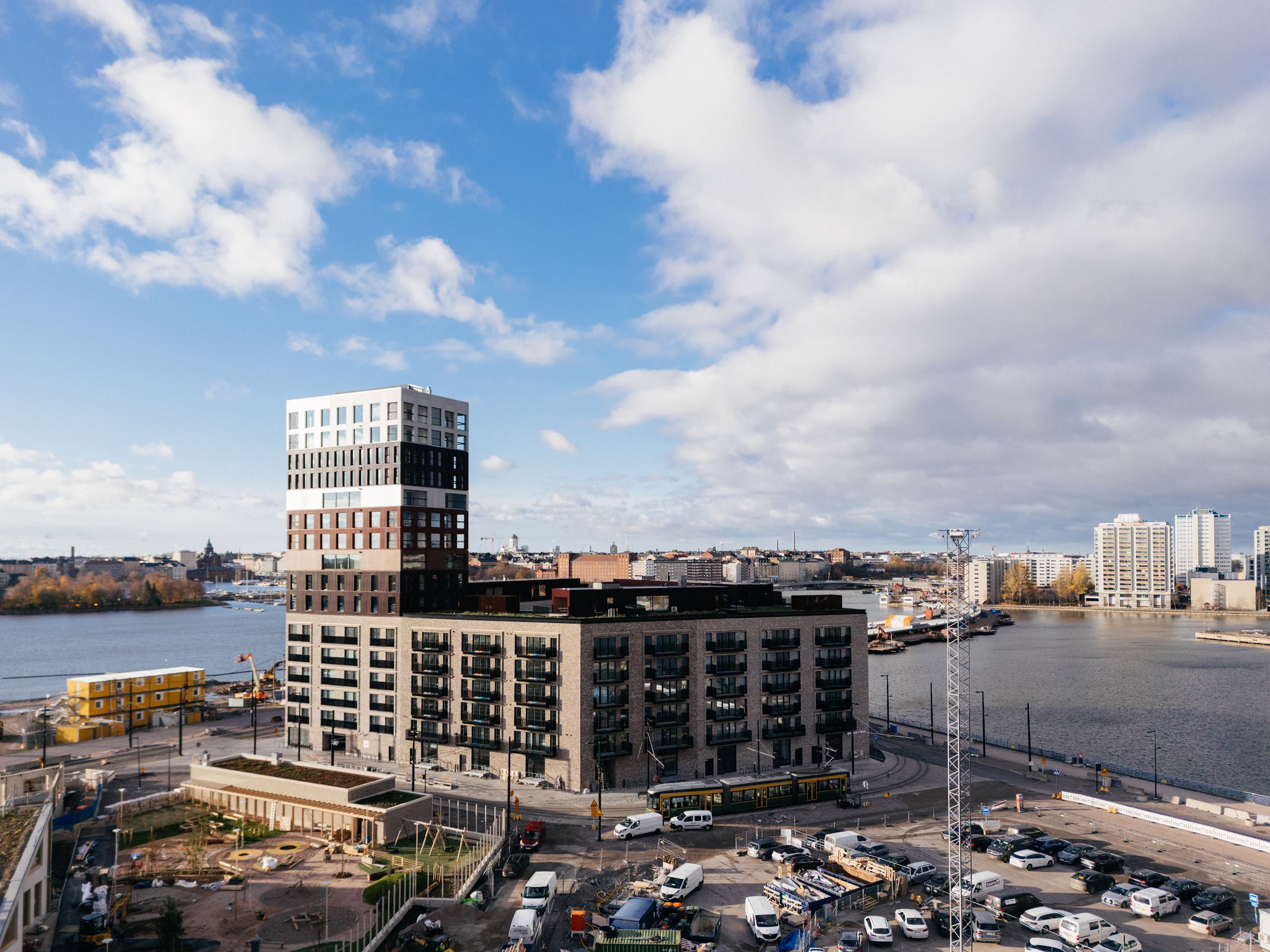 Lukki-korttelin uudet asuintalot, Helsingin Kalasatama, Sompasaari