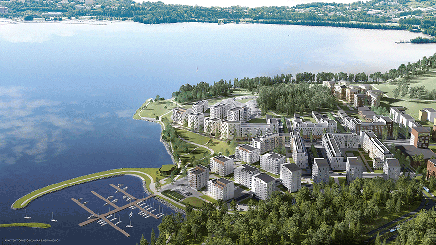 Uusi kaupunginosa veden äärellä – Tampereen Niemenranta mahdollistaa rakentajilleen kehittymistä ja kohtaamisia